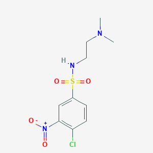 4-chloro-N-[2-(dimethylamino)ethyl]-3-nitrobenzene-1-sulfonamide