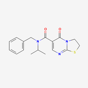 N-benzyl-N-isopropyl-5-oxo-3,5-dihydro-2H-thiazolo[3,2-a]pyrimidine-6-carboxamide