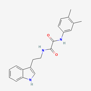 N'-(3,4-dimethylphenyl)-N-[2-(1H-indol-3-yl)ethyl]oxamide