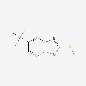 5-Tert-butyl-2-methylsulfanyl-1,3-benzoxazole