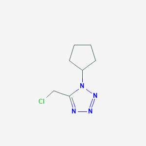 5-(chloromethyl)-1-cyclopentyl-1H-1,2,3,4-tetrazole