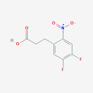 3-(4,5-Difluoro-2-nitrophenyl)propanoic acid