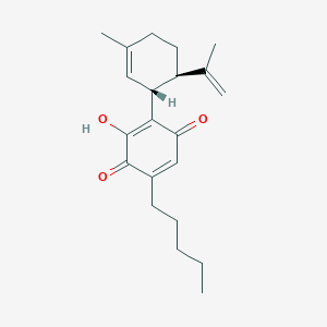 molecular formula C21H28O3 B024377 Cbdhq CAS No. 137252-25-6