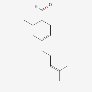 6-Methyl-4-(4-methyl-3-pentenyl)cyclohex-3-ene-1-carbaldehyde
