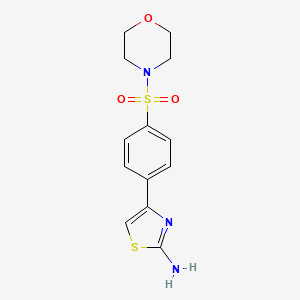 4-(4-(Morpholinosulfonyl)phenyl)thiazol-2-amine