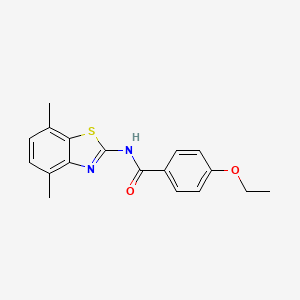 N-(4,7-dimethyl-1,3-benzothiazol-2-yl)-4-ethoxybenzamide