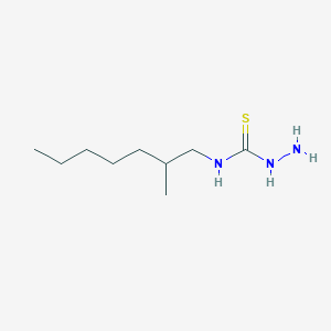 molecular formula C9H21N3S B2437745 3-Amino-1-(2-methylheptyl)thiourea CAS No. 748776-63-8