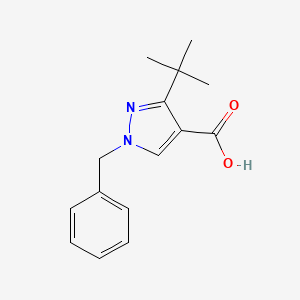 1-Benzyl-3-tert-butylpyrazole-4-carboxylic acid