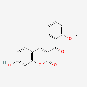 molecular formula C17H12O5 B2437784 7-hydroxy-3-(2-methoxybenzoyl)-2H-chromen-2-one CAS No. 904454-35-9