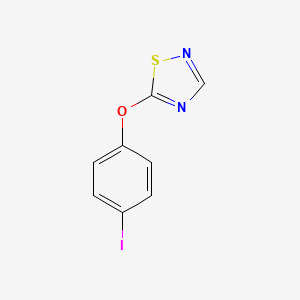 molecular formula C8H5IN2OS B2437893 5-(4-Iodophenoxy)-1,2,4-thiadiazole CAS No. 1473402-79-7