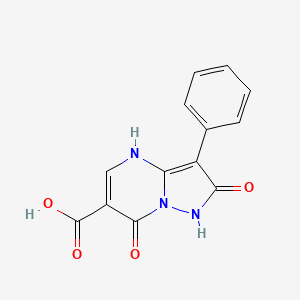 2,7-Dioxo-3-phenyl-1,2,4,7-tetrahydropyrazolo[1,5-a]pyrimidine-6-carboxylic acid