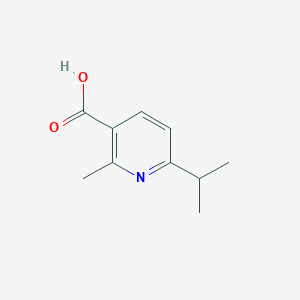 2-Methyl-6-(propan-2-yl)pyridine-3-carboxylic acid