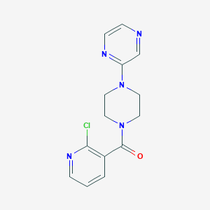 (2-Chloropyridin-3-yl)-(4-pyrazin-2-ylpiperazin-1-yl)methanone