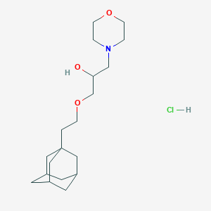 1-(2-((3r,5r,7r)-Adamantan-1-yl)ethoxy)-3-morpholinopropan-2-ol hydrochloride
