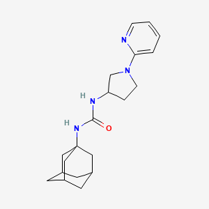 1-((3s,5s,7s)-Adamantan-1-yl)-3-(1-(pyridin-2-yl)pyrrolidin-3-yl)urea