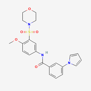 molecular formula C22H23N3O5S B2438164 NCGC00378430 CAS No. 920650-00-6