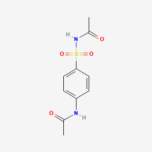 molecular formula C10H12N2O4S B2438261 N,N'-Diacetylsulfanilamide CAS No. 29591-86-4