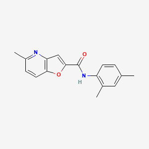 molecular formula C17H16N2O2 B2438322 N-(2,4-dimethylphenyl)-5-methylfuro[3,2-b]pyridine-2-carboxamide CAS No. 942005-53-0