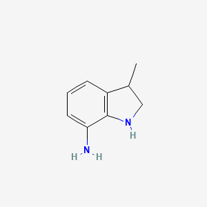 molecular formula C9H12N2 B2438336 3-Methylindolin-7-amine CAS No. 2060027-01-0