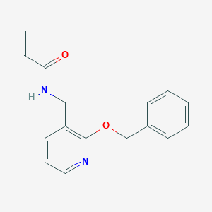 molecular formula C16H16N2O2 B2438352 N-{[2-(benzyloxy)pyridin-3-yl]methyl}prop-2-enamide CAS No. 2094264-57-8