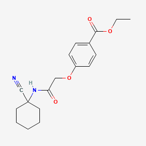 Ethyl 4-{[(1-cyanocyclohexyl)carbamoyl]methoxy}benzoate
