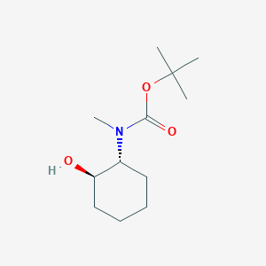 molecular formula C12H23NO3 B2438427 tert-butyl N-[(1R,2R)-2-hydroxycyclohexyl]-N-methylcarbamate CAS No. 1932139-02-0