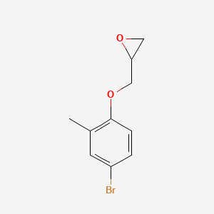 molecular formula C10H11BrO2 B2438588 2-[(4-Bromo-2-methylphenoxy)methyl]oxirane CAS No. 1343109-94-3