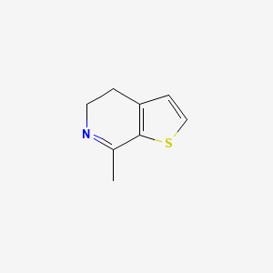 molecular formula C8H9NS B2438638 7-METHYL-4H,5H-THIENO[2,3-C]PYRIDINE CAS No. 859486-70-7