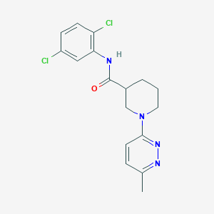 molecular formula C17H18Cl2N4O B2438652 N-(2,5-dichlorophenyl)-1-(6-methylpyridazin-3-yl)piperidine-3-carboxamide CAS No. 2194848-27-4