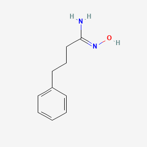molecular formula C10H14N2O B2438750 N'-hydroxy-4-phenylbutanimidamide CAS No. 175532-14-6