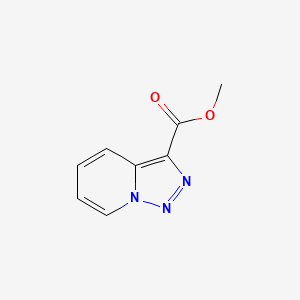 molecular formula C8H7N3O2 B2438755 Methyl [1,2,3]triazolo[1,5-a]pyridine-3-carboxylate CAS No. 150176-08-2