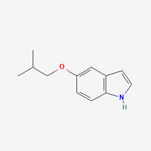 molecular formula C12H15NO B2438771 5-(2-methylpropoxy)-1H-indole CAS No. 1393448-59-3