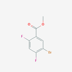 molecular formula C8H5BrF2O2 B2438797 Methyl 5-bromo-2,4-difluorobenzoate CAS No. 351325-31-0