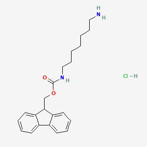 molecular formula C22H28N2O2 B2438804 Fmoc-DAHep HCl CAS No. 1824260-35-6