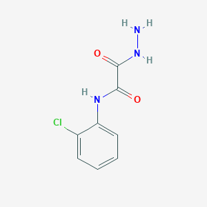 molecular formula C8H8ClN3O2 B2438811 N-(2-chlorophenyl)-2-hydrazino-2-oxoacetamide CAS No. 53117-25-2