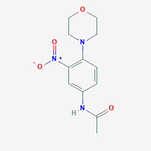 molecular formula C12H15N3O4 B2438859 N-(4-Morpholino-3-nitrophenyl)acetamide CAS No. 5367-48-6
