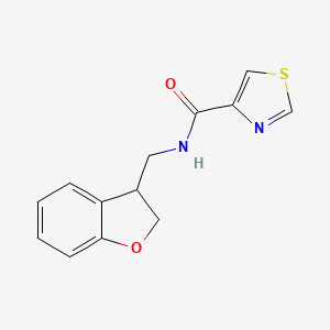 N-[(2,3-dihydro-1-benzofuran-3-yl)methyl]-1,3-thiazole-4-carboxamide