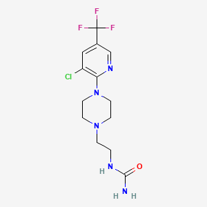 N-(2-{4-[3-chloro-5-(trifluoromethyl)-2-pyridinyl]piperazino}ethyl)urea