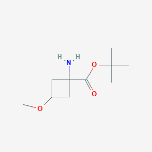 Tert-butyl 1-amino-3-methoxycyclobutane-1-carboxylate