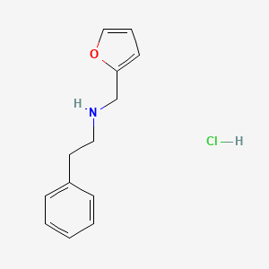 molecular formula C13H16ClNO B2438935 N-(2-Furylmethyl)-2-phenylethanamine hydrochloride CAS No. 1158306-45-6