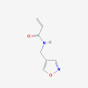 molecular formula C7H8N2O2 B2438942 N-(1,2-Oxazol-4-ylmethyl)prop-2-enamide CAS No. 2141004-00-2