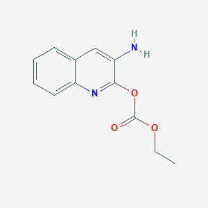 B2439016 3-Aminoquinolin-2-yl ethyl carbonate CAS No. 1416372-42-3; 62235-59-0