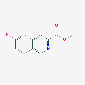 molecular formula C11H8FNO2 B2439037 Methyl 6-fluoroisoquinoline-3-carboxylate CAS No. 794515-87-0