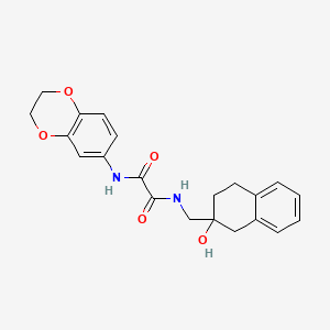N1-(2,3-dihydrobenzo[b][1,4]dioxin-6-yl)-N2-((2-hydroxy-1,2,3,4-tetrahydronaphthalen-2-yl)methyl)oxalamide