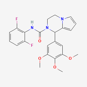 N-(2,6-difluorophenyl)-1-(3,4,5-trimethoxyphenyl)-3,4-dihydropyrrolo[1,2-a]pyrazine-2(1H)-carboxamide