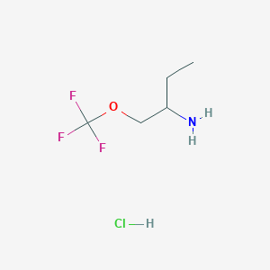1-(Trifluoromethoxy)butan-2-amine hcl