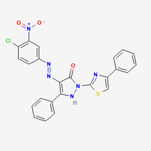 molecular formula C24H15ClN6O3S B2439096 C 87 CAS No. 1609281-56-2