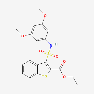Ethyl 3-[(3,5-dimethoxyphenyl)sulfamoyl]-1-benzothiophene-2-carboxylate