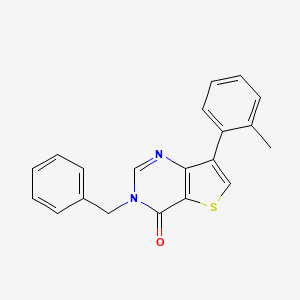 3-benzyl-7-(o-tolyl)thieno[3,2-d]pyrimidin-4(3H)-one