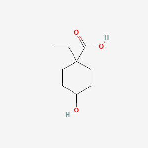 molecular formula C9H16O3 B2439144 1-Ethyl-4-hydroxycyclohexane-1-carboxylic acid CAS No. 2411285-55-5